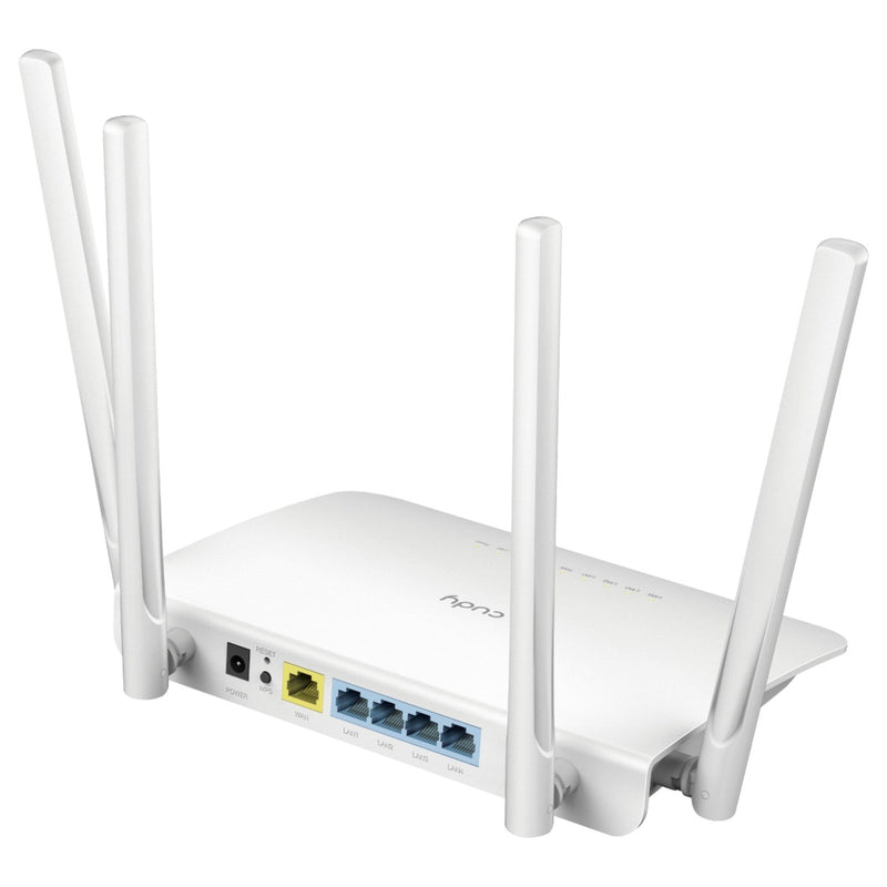 Load image into Gallery viewer, Cudy ac1200 gigabit wi-fi mesh router (wit, mesh)