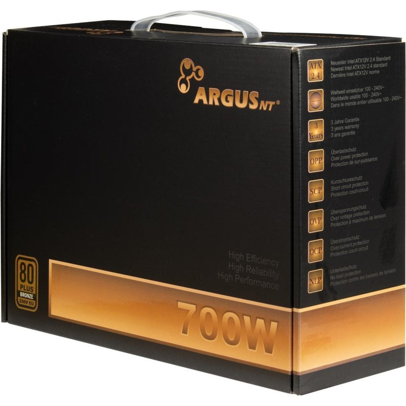Load image into Gallery viewer, Inter-tech argus bps-700, 700 watt voeding (zwart, 4x pcie)