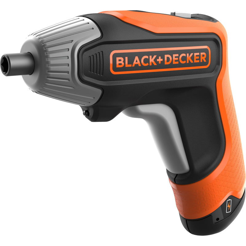 Afbeelding laden in galerijviewer, Black+decker 3,6v lithium-ion rapid driver accuschroevendraaier schroefboor (oranje zwart)