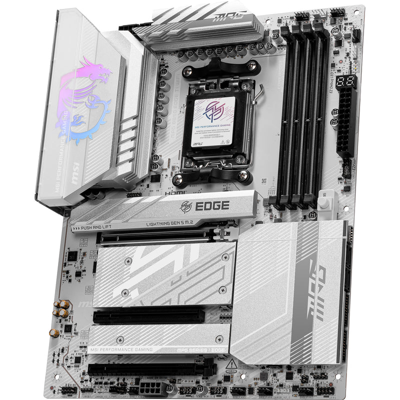 Load image into Gallery viewer, Msi mpg b850 edge ti wifi socket am5 moederbord (raid, 5gb-lan, wi-fi 7, bt, sound, atx)