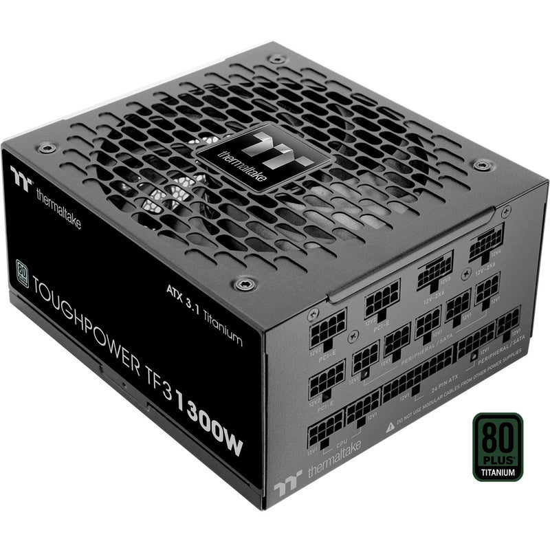 Load image into Gallery viewer, Thermaltake toughpower tf3 modulaire 1300 watt voeding (zwart, 6x pcie)