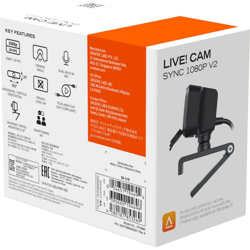 Load image into Gallery viewer, Creative live! cam sync 1080p v2
