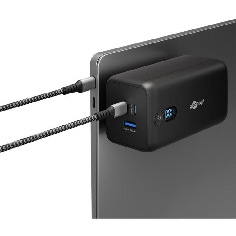 Load image into Gallery viewer, Goobay laptop powerbank (zwart, 20,000 mah, power delivery)