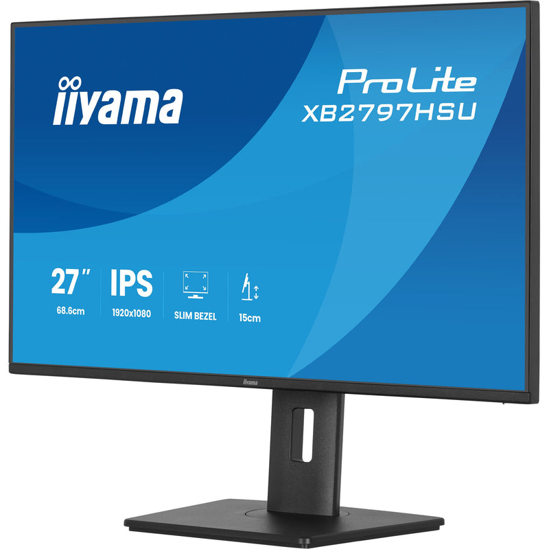 Load image into Gallery viewer, Iiyama prolite xb2797hsu-b1 27 monitor (zwart, 120 hz, hdmi, displayport, usb-c, audio)