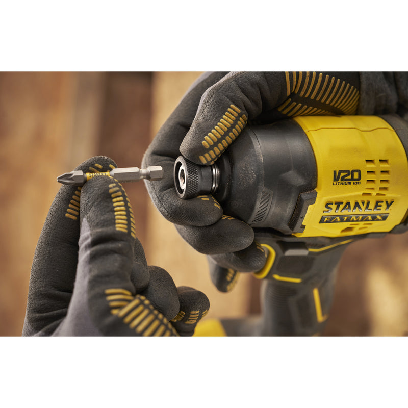 Load image into Gallery viewer, Stanley fatmax v20 18v slagschroevendraaier (zwart geel, accu en oplader inbegrepen, met koffer)