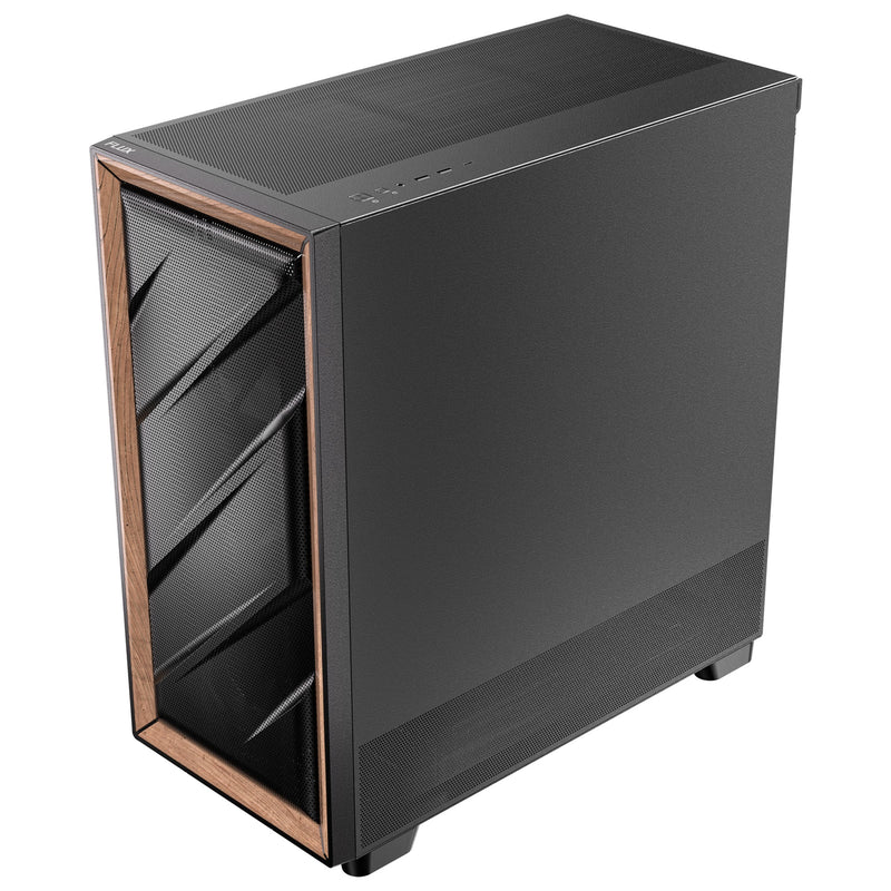 Load image into Gallery viewer, Antec flux se midi tower behuizing (zwart | 2x usb-a | 1x usb-c)