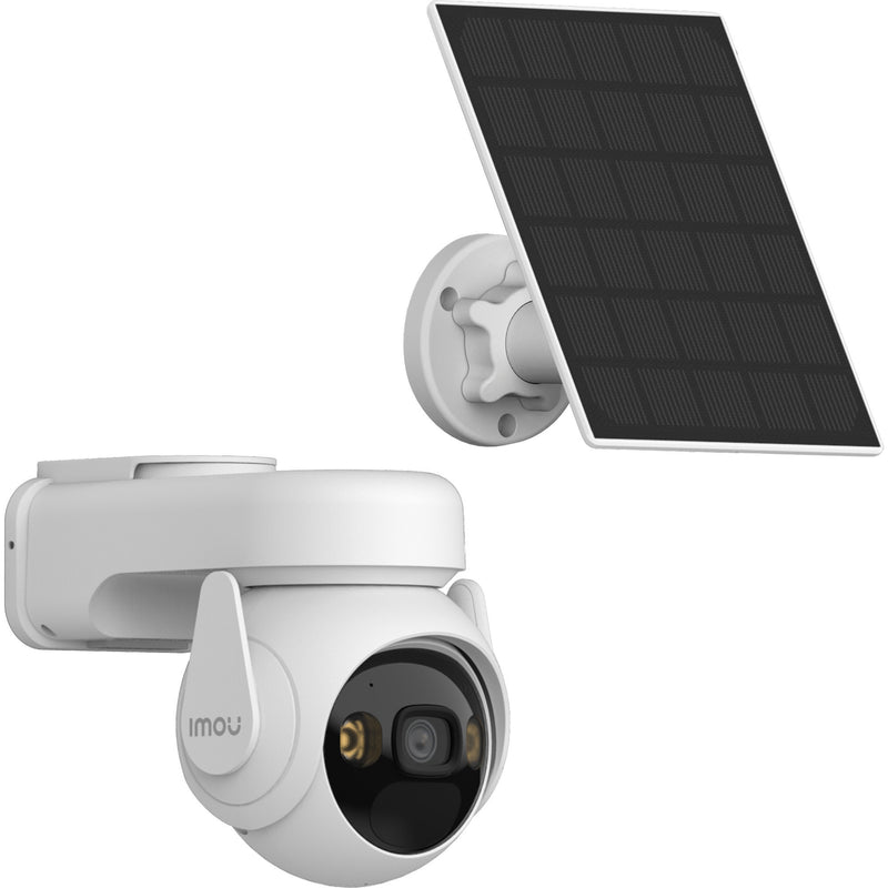 Afbeelding laden in galerijviewer, Imou cell pt met zonnepaneel beveiligingscamera (wit, 100% draadloos)