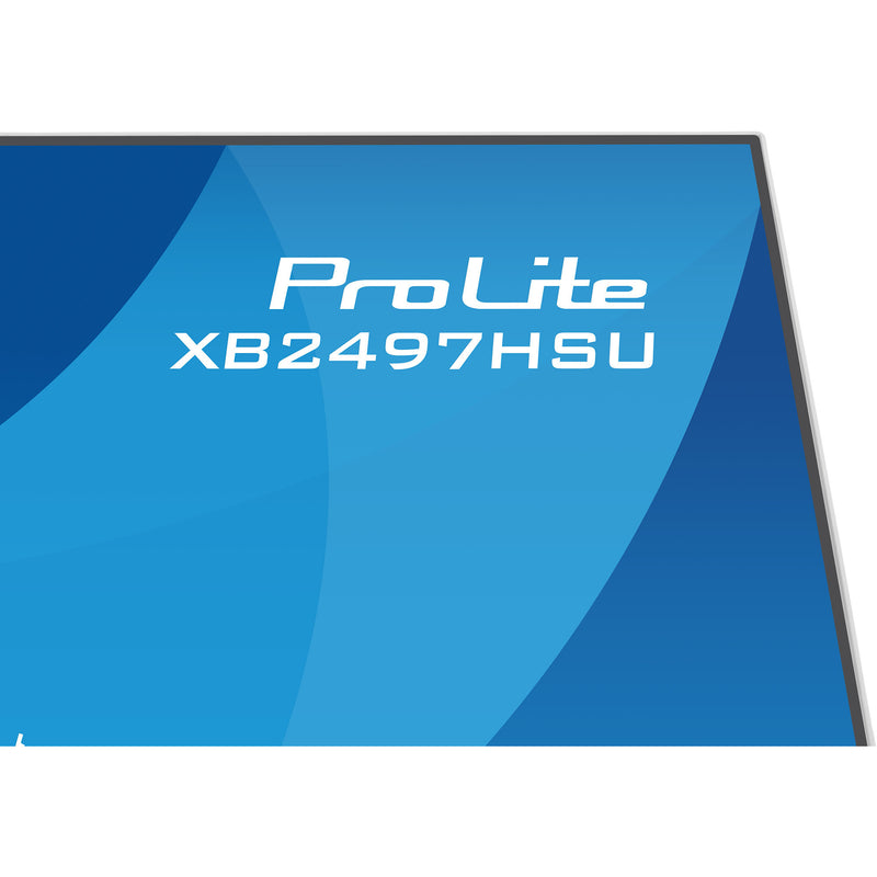 Load image into Gallery viewer, Iiyama prolite xb2497hsu-w1 23.8 monitor (wit (mat), 120 hz, hdmi, displayport, usb, audio)