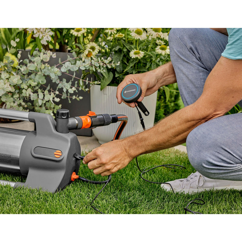 Load image into Gallery viewer, Gardena besproeiingspomp 6500 silentcomfort (donkergrijs roestvrij staal, 1300 watt | bluetooth)