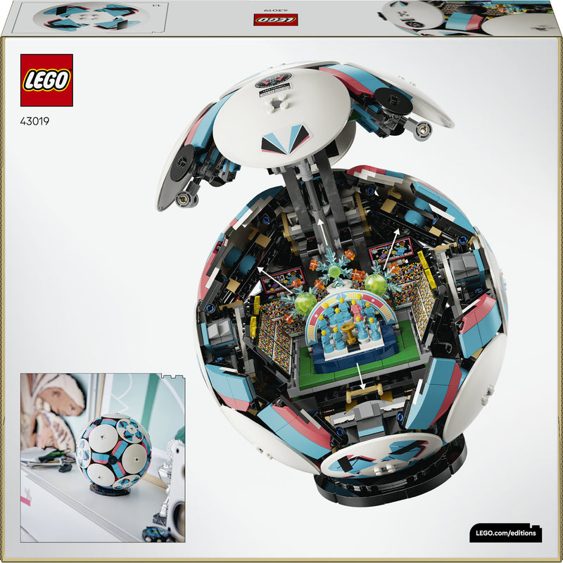 Afbeelding laden in galerijviewer, Lego editions voetbal - 3d-display bouwpakket met mini-stadion - verjaardagscadeau voor jongens, meisjes en voetbalfans vanaf 10 jaar - 43019
