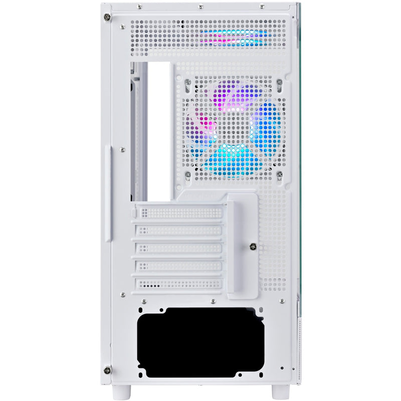 Load image into Gallery viewer, Silverstone lucid 04 mini tower behuizing (wit | 2x usb-a | 1x usb-c | rgb | tempered glass)