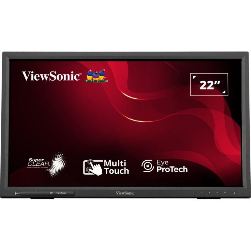 Load image into Gallery viewer, Viewsonic ir touch monitor td2223-2 22 (zwart, hdmi, vga, dvi, usb-a, usb-b)