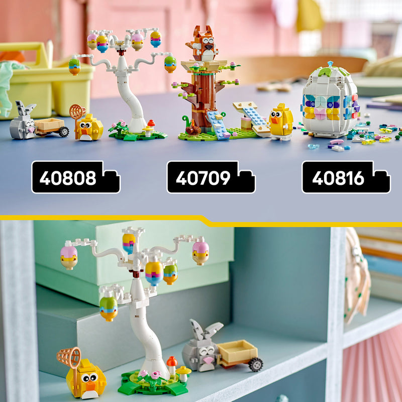 Load image into Gallery viewer, Lego eieren zoeken met konijn en kuiken constructiespeelgoed (40808)
