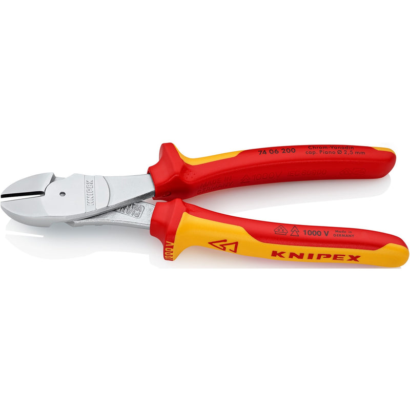 Load image into Gallery viewer, Knipex kracht-zijsnijtang verchroomd 200 mm - 7406200