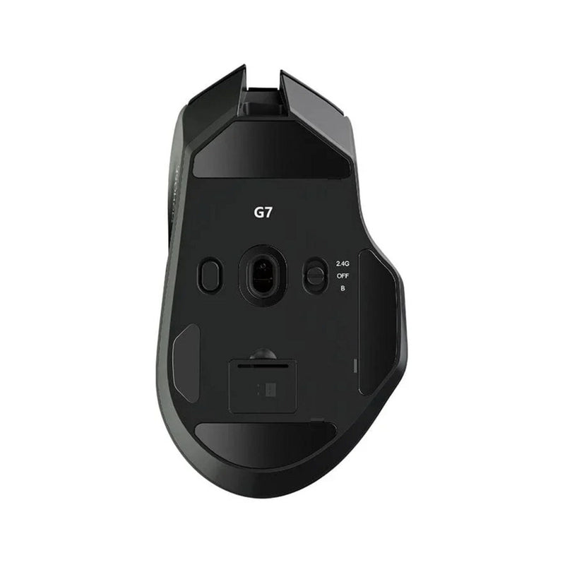 Afbeelding laden in galerijviewer, Mchose g7 gaming muis (zwart, 12.000 dpi, 2.4 ghz bluetooth usb-c)