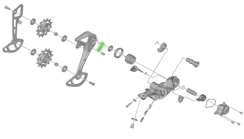 Load image into Gallery viewer, Shimano bumper for rd-m7100 rear derailleur