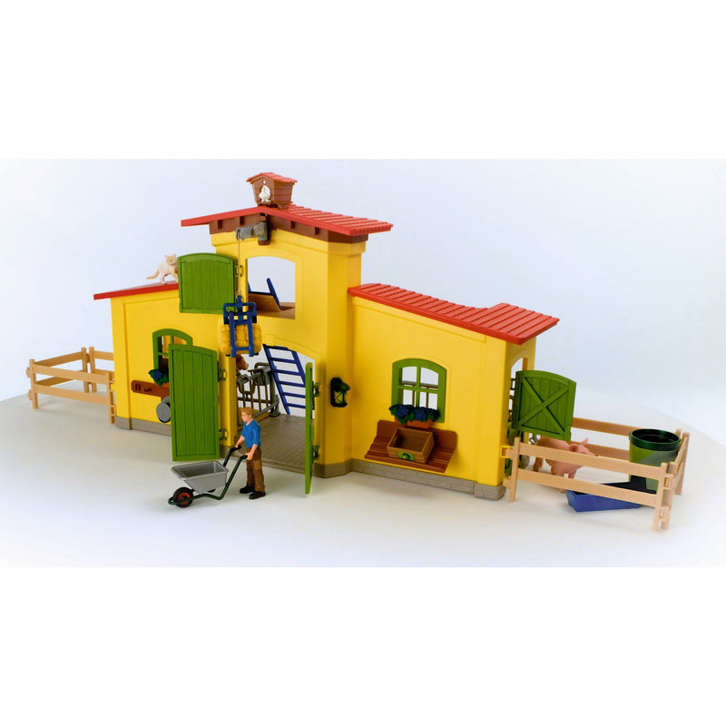 Load image into Gallery viewer, Schleich farm world - grote stal, geel speelfiguur
