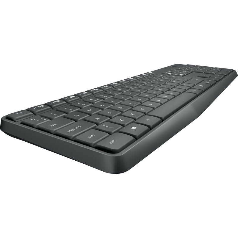 Load image into Gallery viewer, Logitech mk235 draadloze desktopset (zwart, us-international lay-out (qwerty))