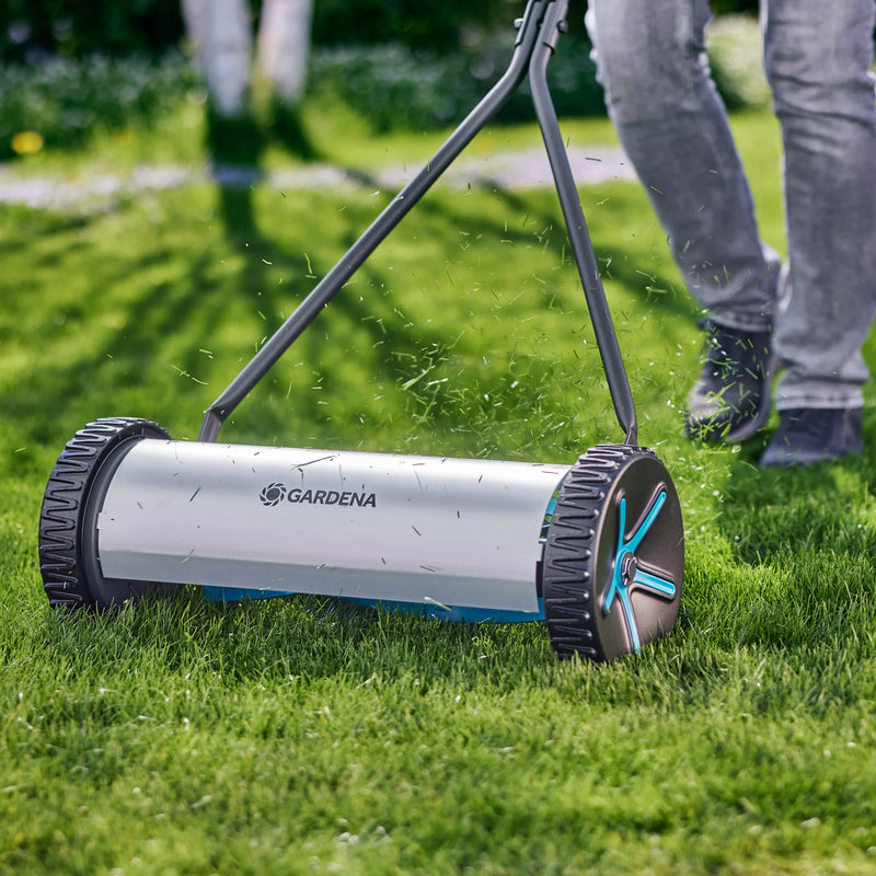 Load image into Gallery viewer, Gardena kooimesmaaier comfort 400 kooimaaier (grijs turquoise, 11760-20)
