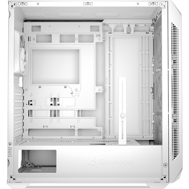 Load image into Gallery viewer, Sharkoon ak5g rgb midi tower behuizing (wit | 2x usb-a | 1x usb-c | rgb | tempered glass)