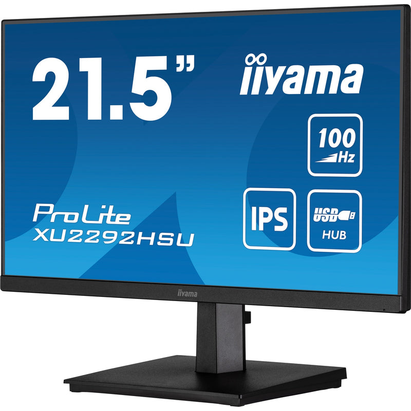 Load image into Gallery viewer, Iiyama prolite xu2292hsu-b6 21.5 monitor (zwart, hdmi, displayport, 4x usb-a)