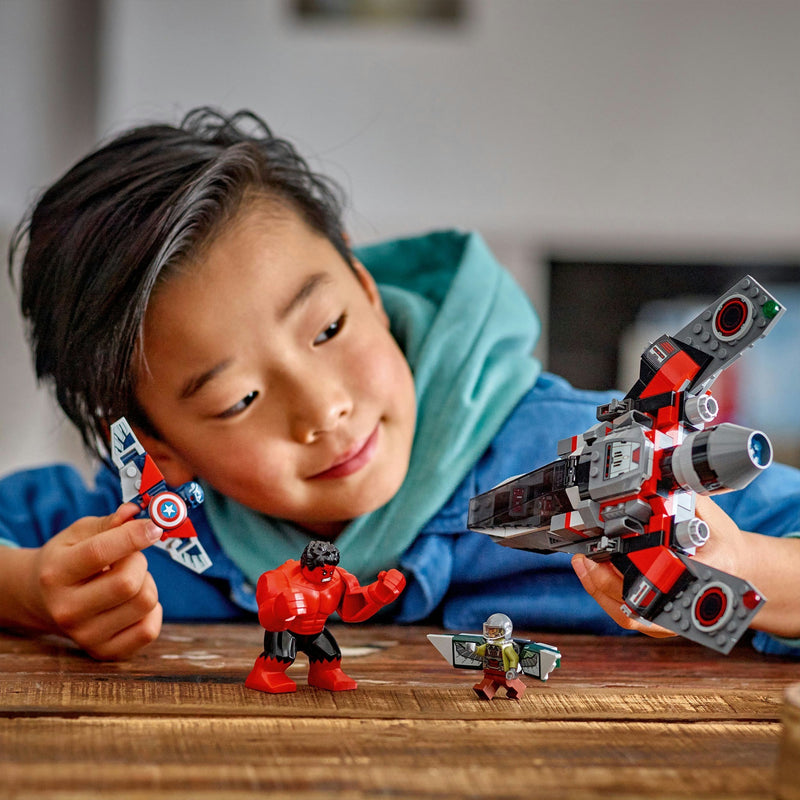 Load image into Gallery viewer, Lego marvel - captain america vs. rode hulk duel constructiespeelgoed (76292)