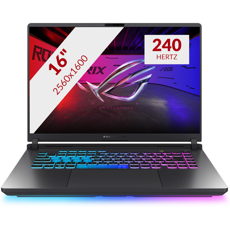 Afbeelding laden in galerijviewer, Asus rog strix g16 g615lr-s5396w 16 gaming laptop (zwart groen | core ultra 9 275hx | rtx 5070 ti | 16 gb | 1 tb ssd)