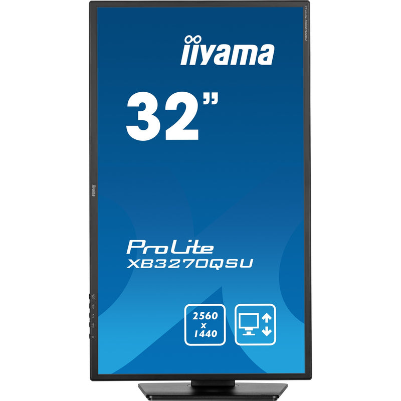 Load image into Gallery viewer, Iiyama prolite xb3270qsu-b1 31.5 monitor (zwart, hdmi, displayport, 3x usb-a, usb-b)