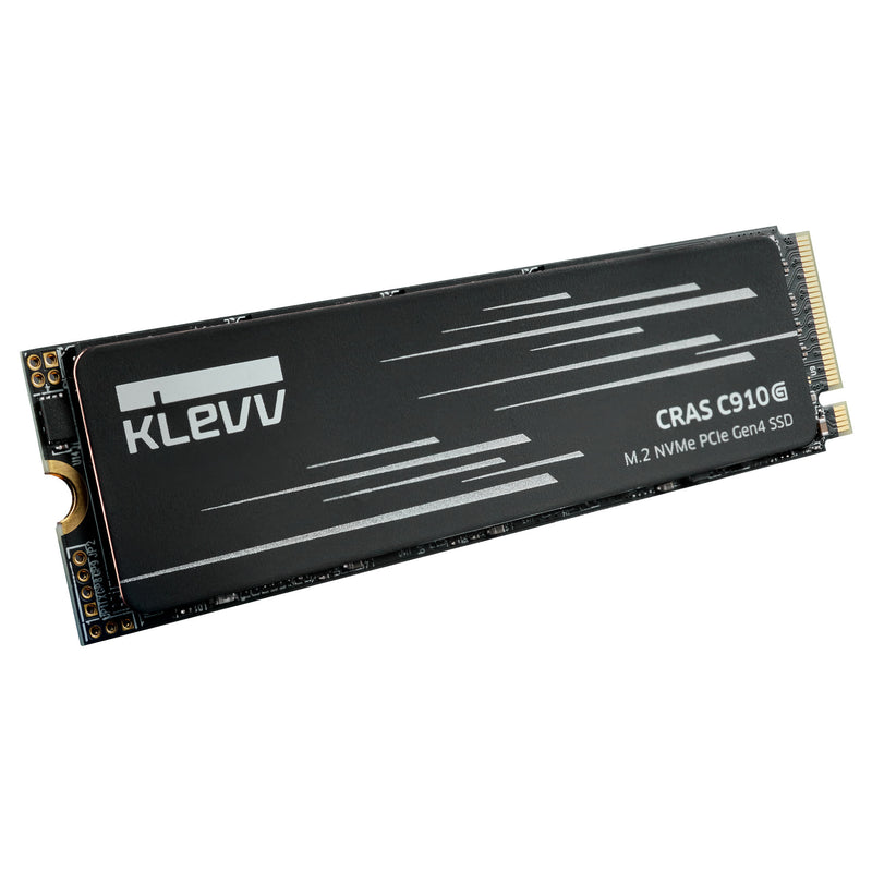 Afbeelding laden in galerijviewer, Klevv cras c910g 2 tb ssd (zwart, k02tbm2sp0-10g, pcie gen 4.0 x4, nvme 2.0)