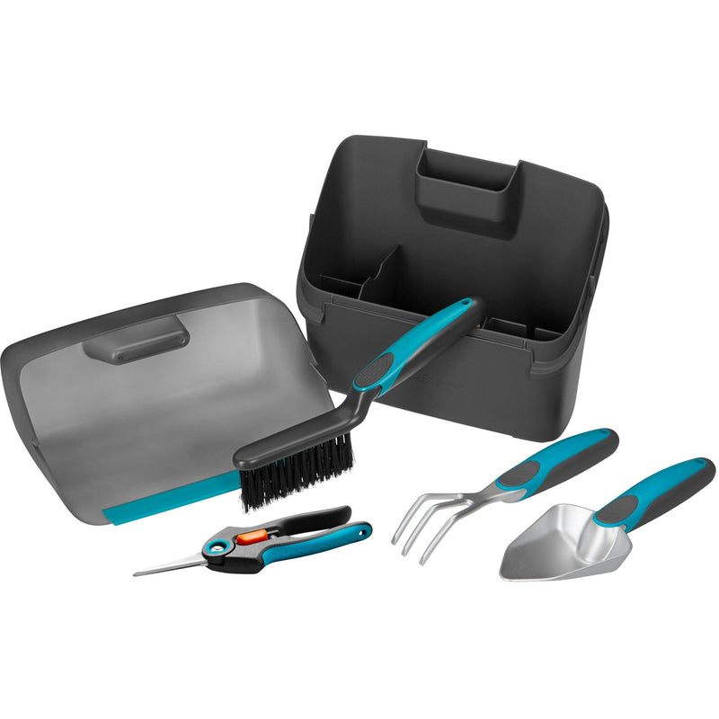 Load image into Gallery viewer, Gardena citygardening balkonbox tuinset (turquoise grijs, 08971-20)