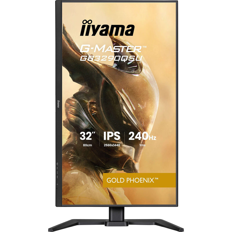 Load image into Gallery viewer, Iiyama g-master gold phoenix gb3290qsu-b1 31.5 gaming monitor (zwart (mat), 2x hdmi, displayport, 2x usb-a, 2x usb-b, 240 hz)