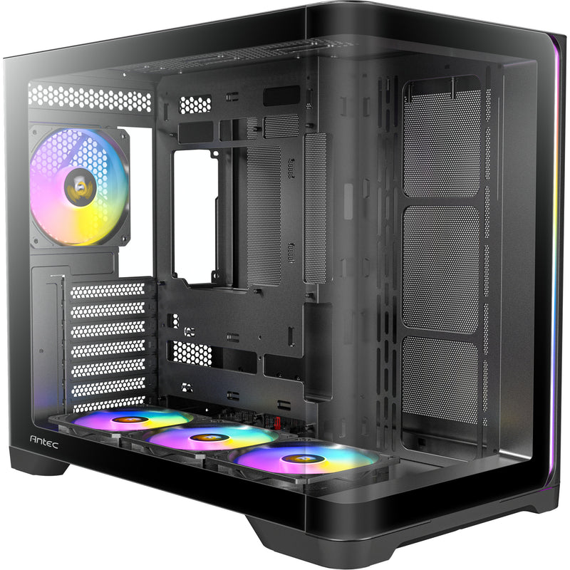 Load image into Gallery viewer, Antec c5 curve argb midi tower behuizing (zwart | 2x usb-a | 1x usb-c | tempered glass)