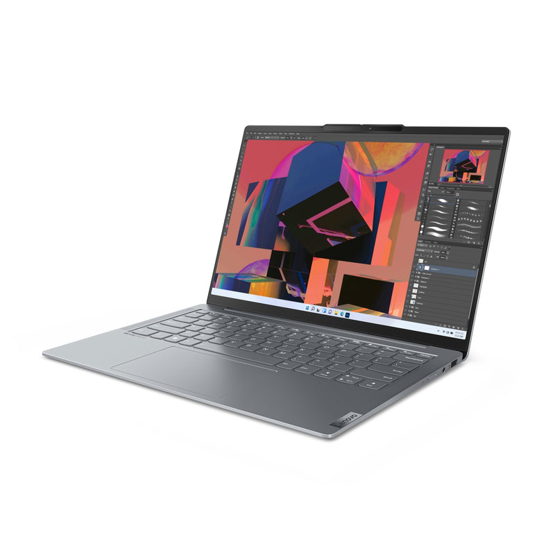 Afbeelding laden in galerijviewer, Lenovo yoga slim 6 14apu8 (82x3003qmh) 14 laptop (grijs | r5 7540u | radeon 740m graphics | 16 gb | 512 gb ssd)