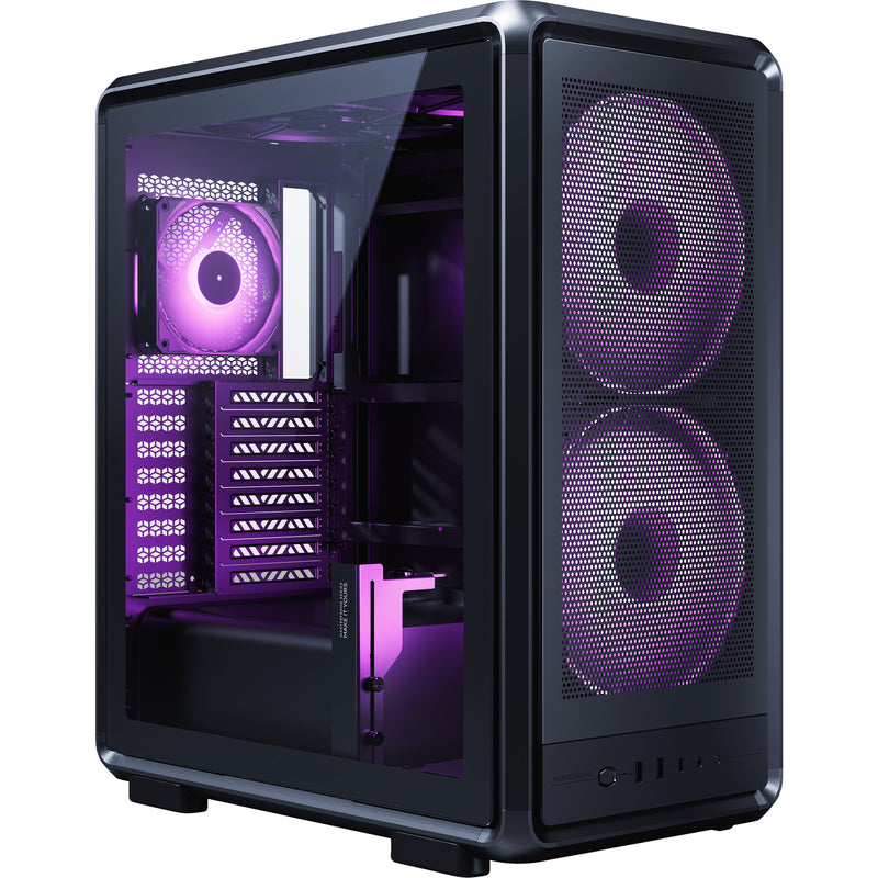 Load image into Gallery viewer, Cooler master masterframe 500 mesh argb midi tower behuizing (zwart | 2x usb-a | 1x usb-c | rgb | tempered glass)