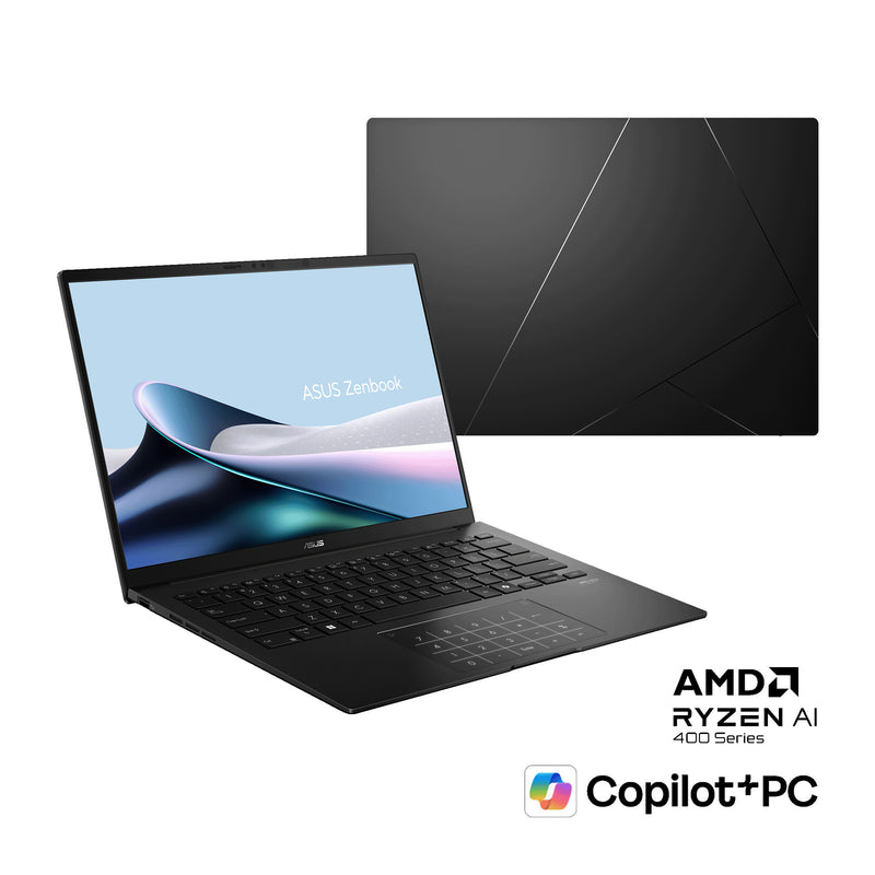 Afbeelding laden in galerijviewer, Asus zenbook 14 um3406ga-qd031w 14 copilot+ laptop (zwart | ryzen ai 7 445 | radeon 840m | 32 gb | 1 tb ssd)