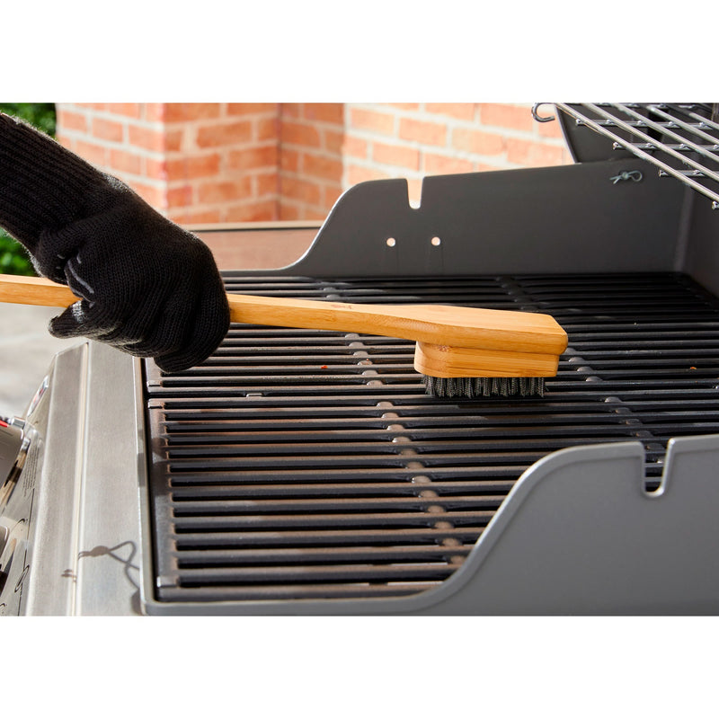 Load image into Gallery viewer, Weber reinigingsborstel - bamboe grillreinigingsborstel (45 cm)