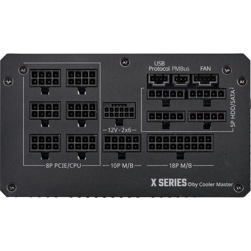 Load image into Gallery viewer, Cooler master , 1100 watt voeding (zwart)