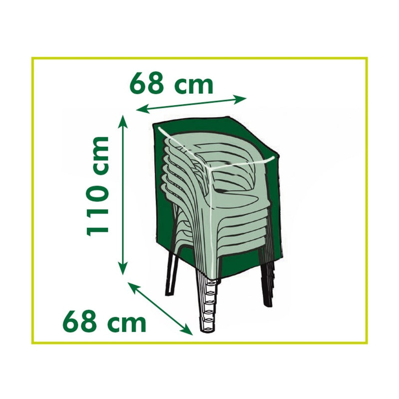 Load image into Gallery viewer, Nature tuinmeubelafdekhoes voor gestapelde stoelen afdekking (grijs, 6030606)