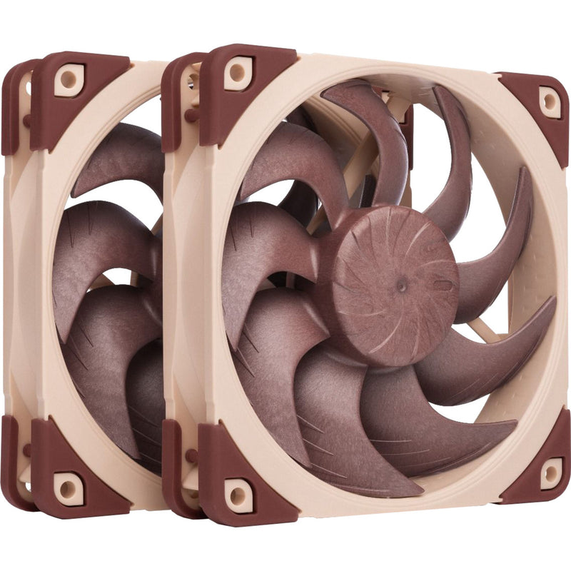 Load image into Gallery viewer, Noctua nf-a12x25 g2 pwm sx2-pp case fans (bruin, 2 stuks, 120 x 120 x 25 mm)