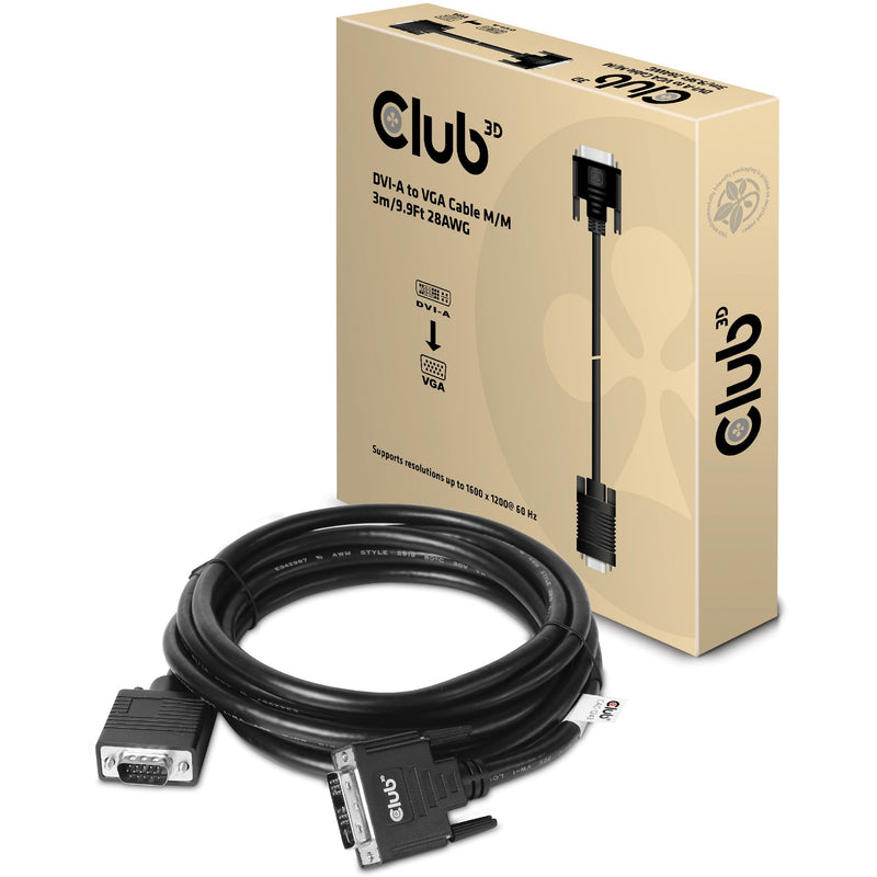 Load image into Gallery viewer, Club 3d dvi-a naar vga kabel (3 meter)