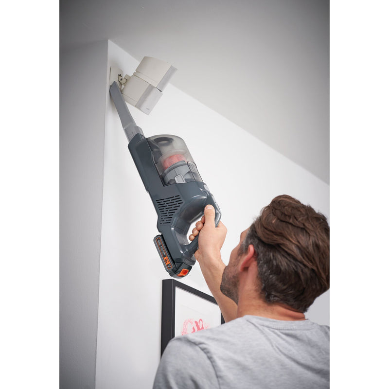 Afbeelding laden in galerijviewer, Black+decker bhfea18d1-qw 18v 2.0ah 2-in-1 steelstofzuiger met verwijderbare accu (18v 2.0ah accu en oplader inbegrepen)