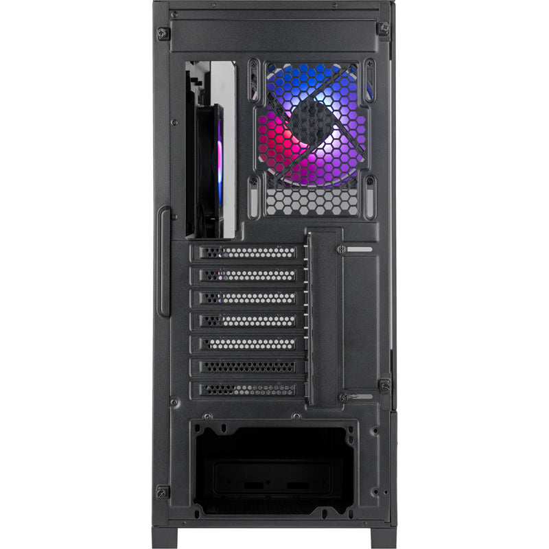 Load image into Gallery viewer, Silverstone lucid 05 mini tower behuizing (zwart | 2x usb-a | 1x usb-c | rgb | tempered glass)