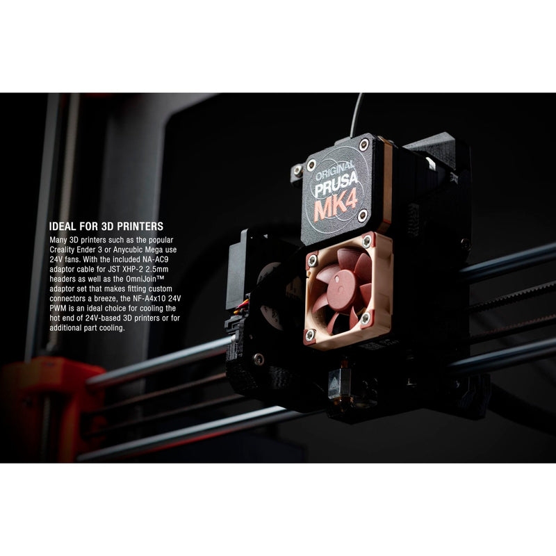 Load image into Gallery viewer, Noctua nf-a4x10 24v pwm case fan (bruin, 40 x 40 x 10 mm)