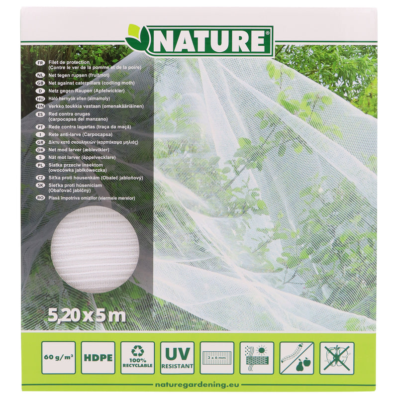 Afbeelding laden in galerijviewer, Nature anti-insectengaas insectenhor (wit transparant, 5.2 x 5 m)