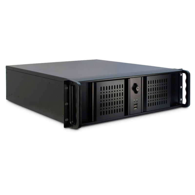 Load image into Gallery viewer, Inter-tech 3u-3098-s rack behuizing (zwart | 2x usb-a)