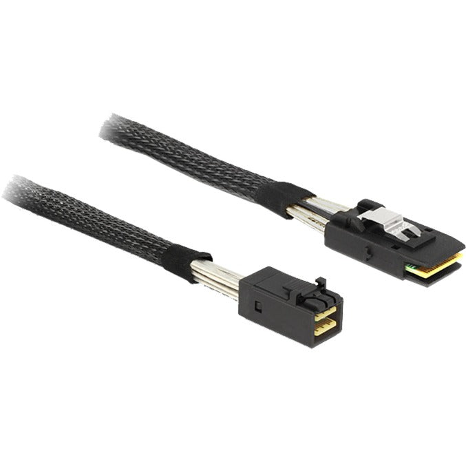 Load image into Gallery viewer, Delock mini sas hd sff-8643 > mini sas sff-8087, 0,5m kabel (zwart, 83388)