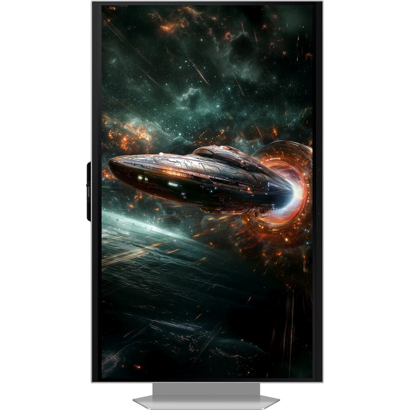 Load image into Gallery viewer, Samsung odyssey 3d g90xf 27 4k uhd gaming monitor (zilver, 2x hdmi, displayport, 2x usb-a, usb-b, 165 hz)