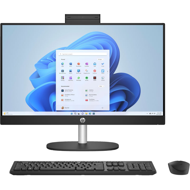 Load image into Gallery viewer, Hp aio 24-cr0055nd (895r1ea) all-in-one pc (zwart | i5-1335u | iris xe graphics | 8 gb | 512 gb ssd)