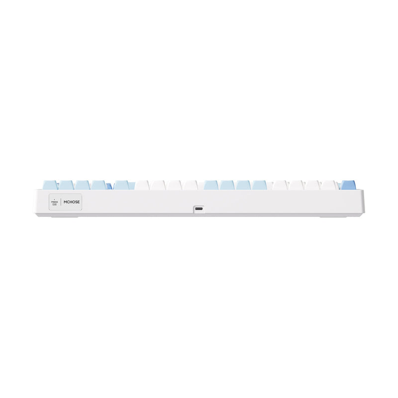 Afbeelding laden in galerijviewer, Mchose g98 pro blue flame orange wireless tri-mode custom mechanical rgb gaming toetsenbord (wit, us lay-out (qwerty), ttc flame orange, rgb, hot swap, double-shot pbt, draadloos | bluetooth | usb-c)