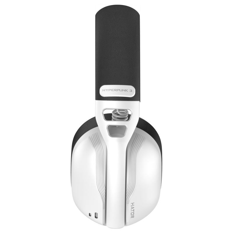 Load image into Gallery viewer, Hator hyperpunk 3 wireless over-ear gaming headset (wit, 2.4ghz bluetooth 5.4 usb-c)